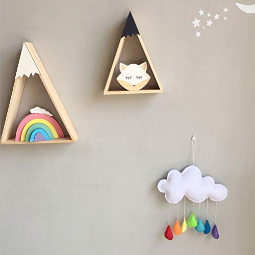 Cloud Rainbow Raindrops Wall Mobile Decor