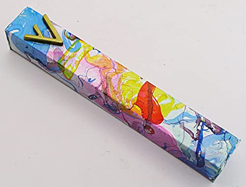 Marbled Mezuzah Case A038