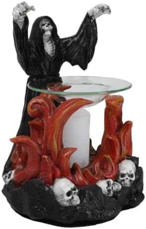 Ebros Fantasy Dark Grim Reaper Oil Burner Sculpture