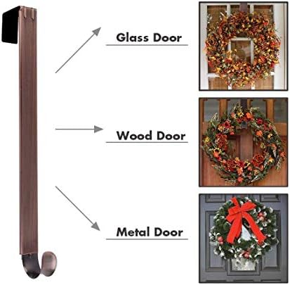 Adjustable Wreath Hanger for Door 20lbs Capacity