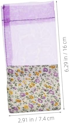 10Pcs Lavender Sachet Bags Organza Drawstring Storage for Aromatherapy