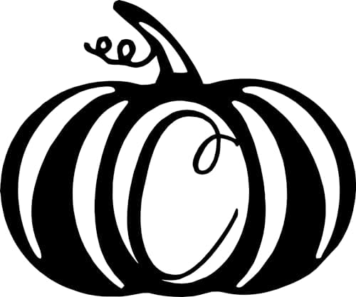 DistinctAndUnique Halloween Pumpkin Monogram Door Hanger - Seasonal Decor