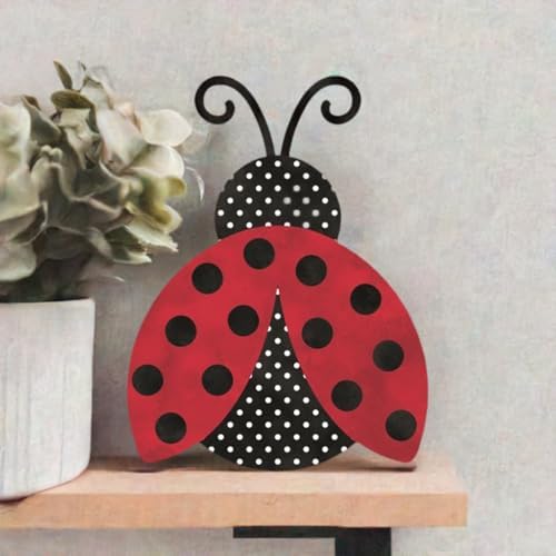 Craig Bachman 12-inch Ladybug Metal Wall Hanger