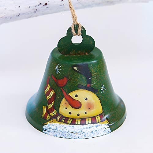 EUBUY Rustic Christmas Bell Ornament