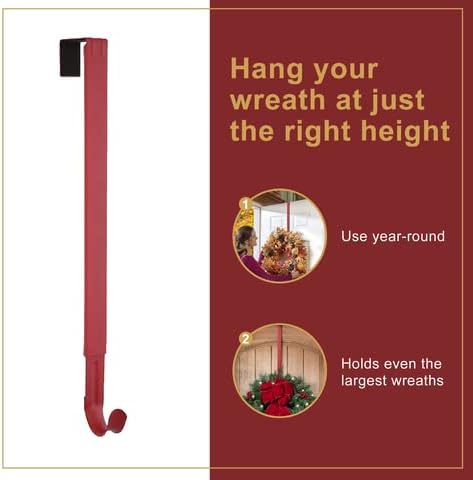 Haute Decor Adjustable Wreath Hanger 20 Lb Capacity