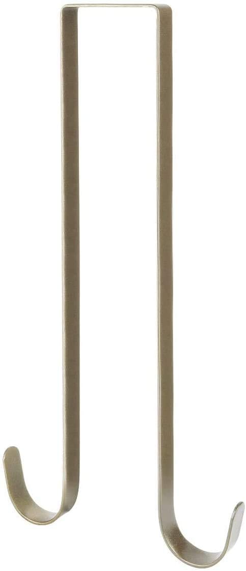 12 Inch Double Side Wreath Hanger - Black Bronze Over The Door Hook
