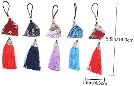 5pcs Handmade Scented Omamori Pendants for Blessing Loved Ones