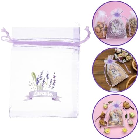 LUOZZY 20pc Lavender Sachet Bags with Drawstring
