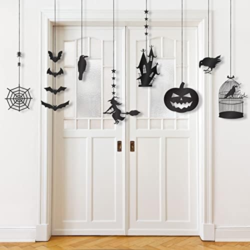Vicenpal 16 Pcs Halloween Hanging Ornaments Set