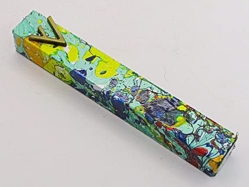 Marbled Mezuzah Case A077