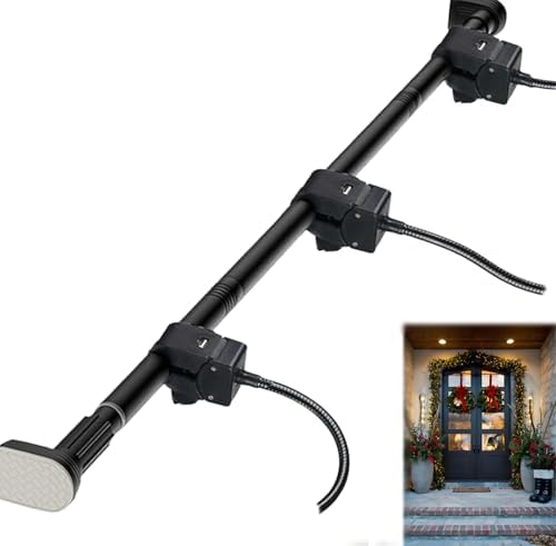 Adjustable Garland Hanger for Front Door No Screws Damage Free