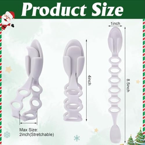 8pcs Christmas Garland Ties Wreath Holder