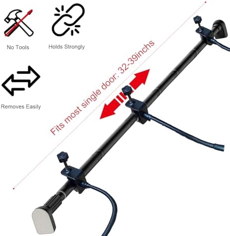 Adjustable Heavy-Duty Garland Hanger for Doors