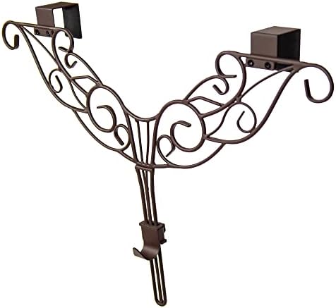 Front Door Wreath Hanger - Antler Design Brown