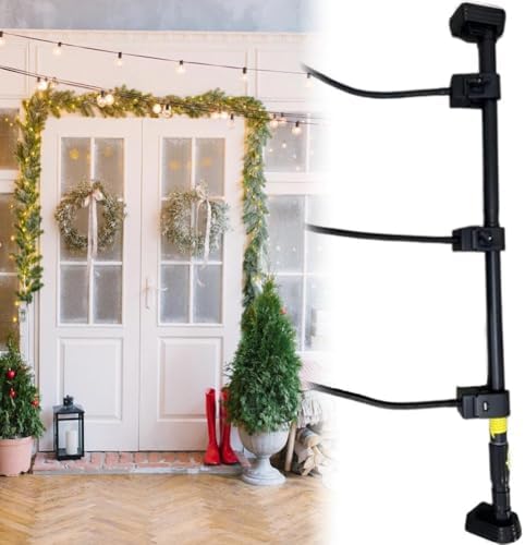 Adjustable Double Door Christmas Decoration Hanger No Tools Needed