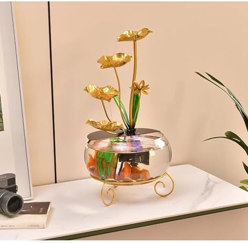 WAOCEO Tabletop Fountain Home Decoration Water Flow