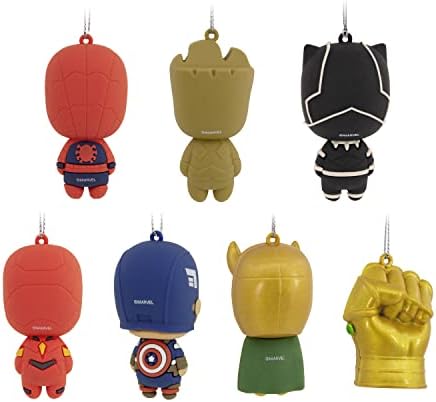 Hallmark Marvel Super Heroes Mystery Christmas Ornaments Set of 2