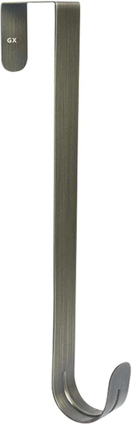 GameXcel 15 Inch Brass Wreath Hanger for Front Door