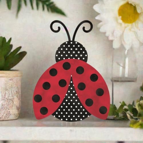 Craig Bachman 12-inch Ladybug Metal Wall Hanger