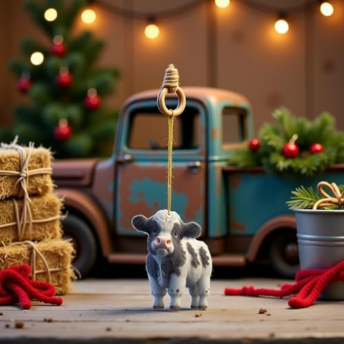 Cute Cartoon Cow Hanging Ornament Decor