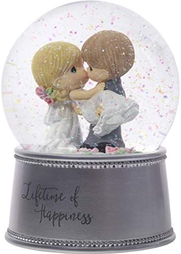 Precious Moments Wedding Musical Snow Globe