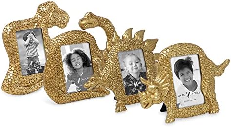 Isaac Jacobs Resin Dinosaur Frame with Easel and Hanging Tabs