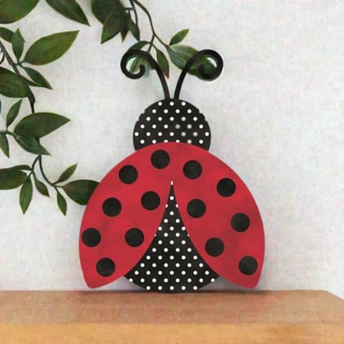 Craig Bachman 12-inch Ladybug Metal Wall Hanger