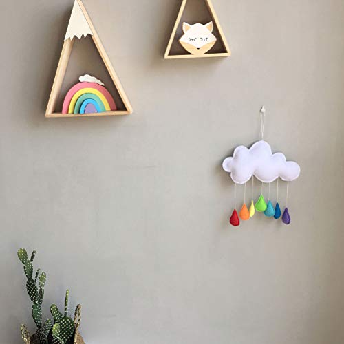 Cloud Rainbow Raindrops Wall Mobile Decor