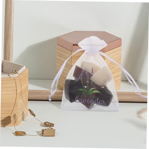 20pcs Empty Mesh Lavender Sachet Bags for Home Organization and Storage
