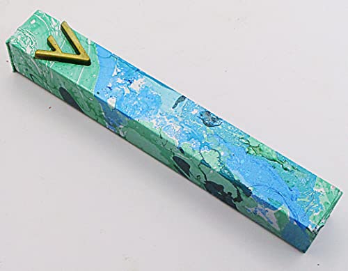 Marbled Mezuzah Case A056