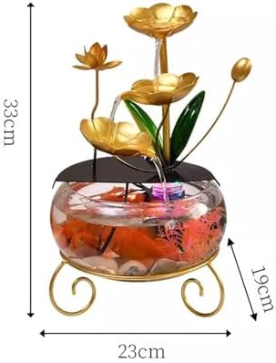 GRFIT Tabletop Fountain Small Indoor Water Flow Decoration