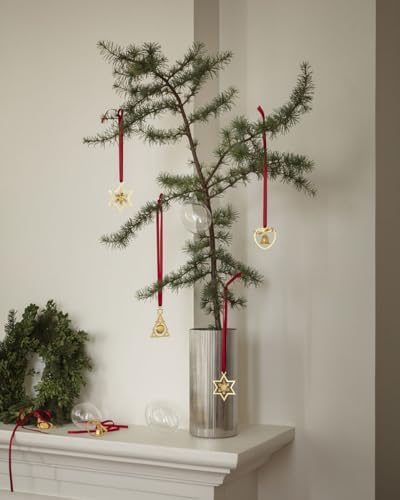 2024 Christmas Mobile Ornament 18kt Gold-Plated Brass