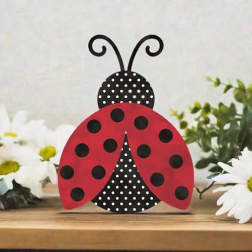 Craig Bachman 12-inch Ladybug Metal Wall Hanger