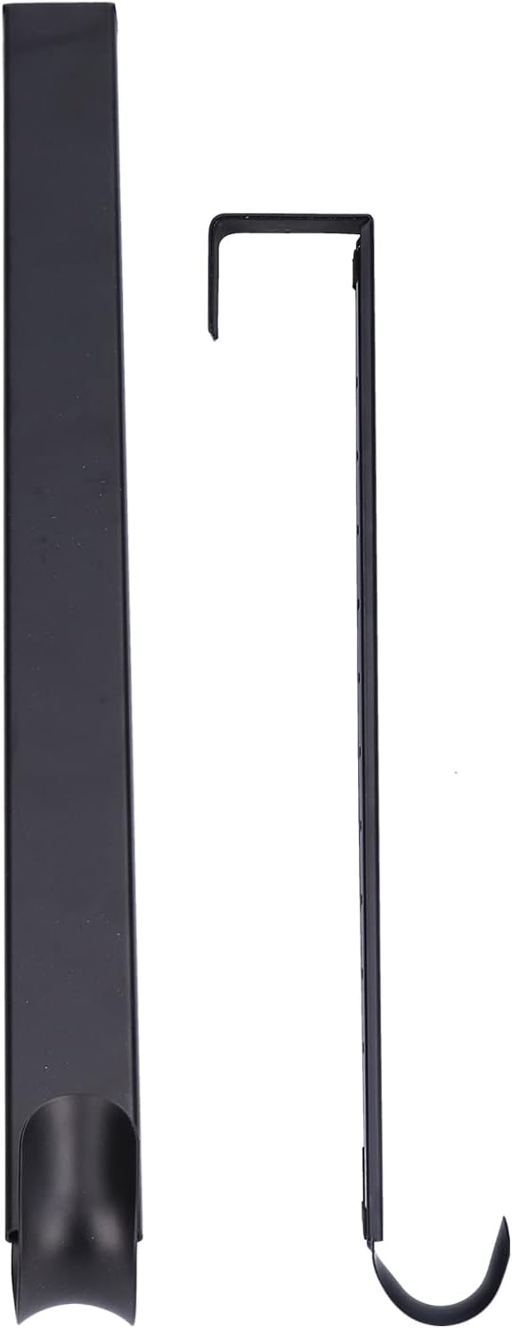 Glomora Retractable Wreath Hanger Black