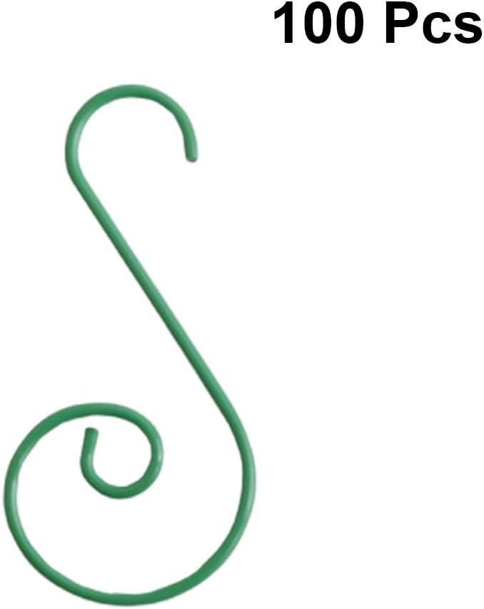 KESYOO 100 Pcs S Shaped Christmas Tree Hooks