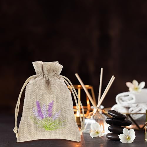 10pcs Reusable Linen Scented Sachet Bags for Home Decor