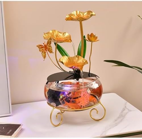 WAOCEO Tabletop Fountain Home Decoration Water Flow