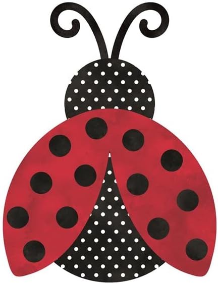 Craig Bachman 12-inch Ladybug Metal Wall Hanger