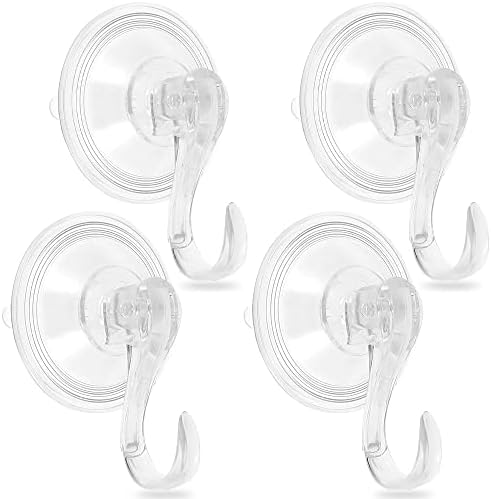 8Pcs Reusable Suction Cup Wreath Hangers for Bathroom Kitchen Windows