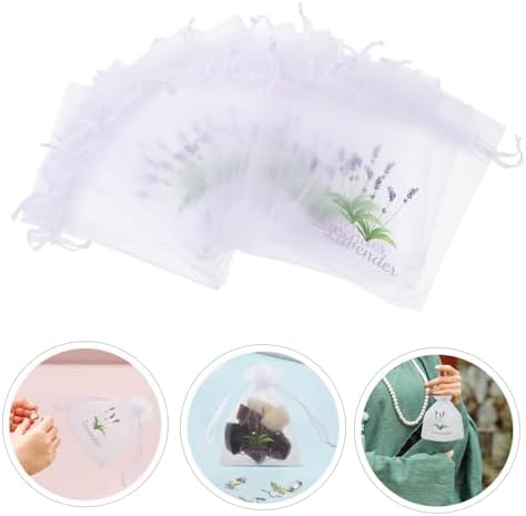 20pcs Organza Sachet Bags for Aromatherapy and Home Decor