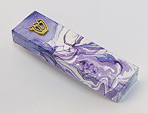 Marbled Mezuzah Case A168 1