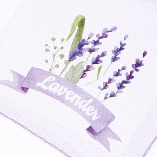 LUOZZY 80 Pcs Lavender Sachet Bags with Drawstring Closure Light Purple