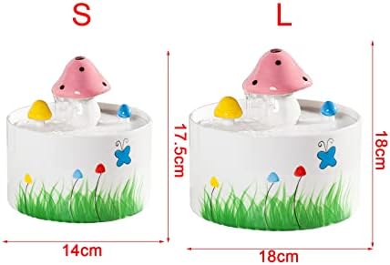 Cute Mini Desktop Ceramic Water Fountain for Home and Office