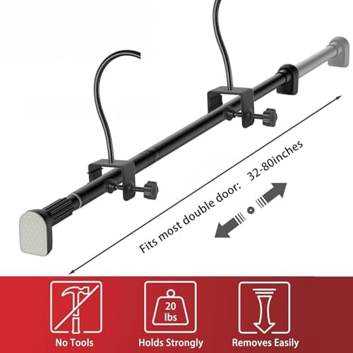 Adjustable Garland Hanger for Front Door No Screws No Damage