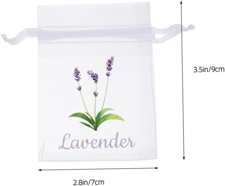 Healifty 50pcs Lavender Spice Sachet Bags