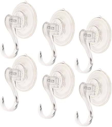 Christmas Wreath Holders Glass Window Door Hooks 6PCS