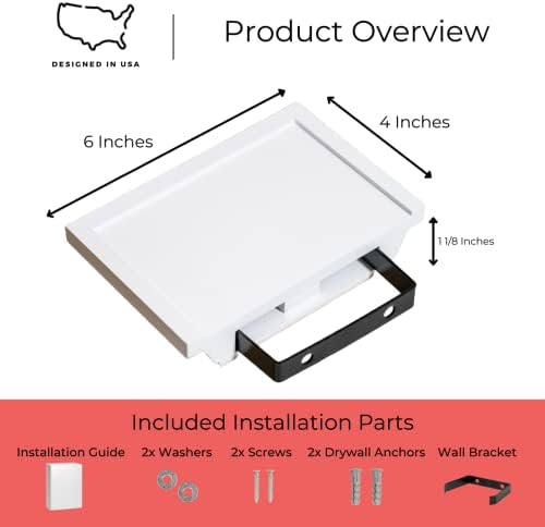 Ninefold Design Floating Shelf 6x4 inch
