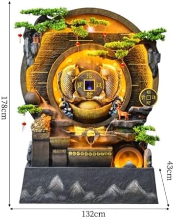 SAeWare Tabletop Fountain Rockery for Home Decor