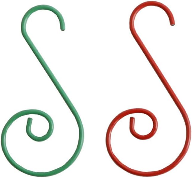 KESYOO 100 Pcs S Shaped Christmas Tree Hooks
