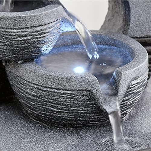 HASMI 9-Inch Tabletop Fountain for Indoor Decor